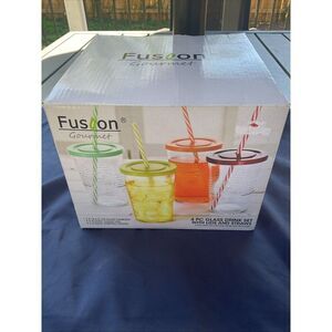 Fusion Gourmet Drinking Glass Set of 4